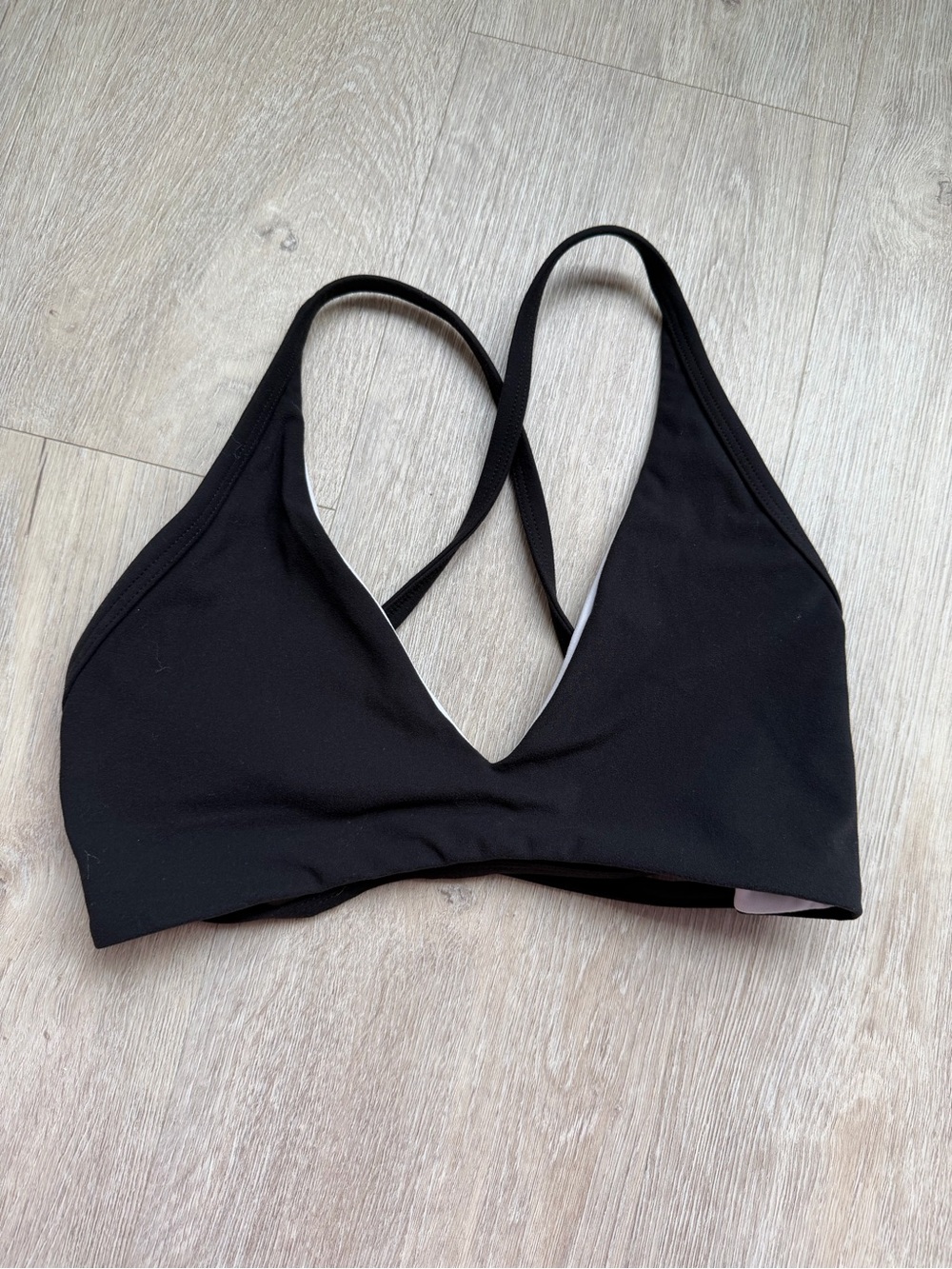 BuffBunny Collection Girlfriend Black & White Reversible Bra